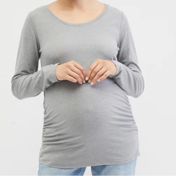 BumpStart Tops - EUC BumpStart by Motherhood Long Sleeve Maternity Tshirt